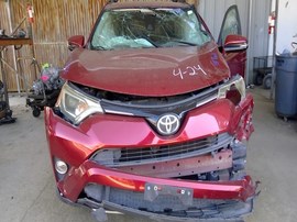 2018 TOYOTA RAV4, BURGUNDY,  XLE MODEL, 2.5L, AWD,  Z26365